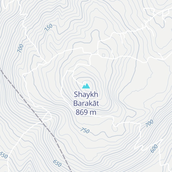 Map of Shaykh Barakāt