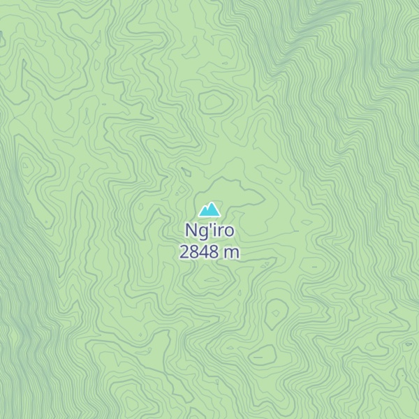 Map of Ng'iro