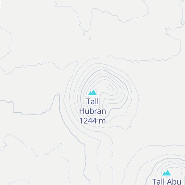Map of Tall Hubran