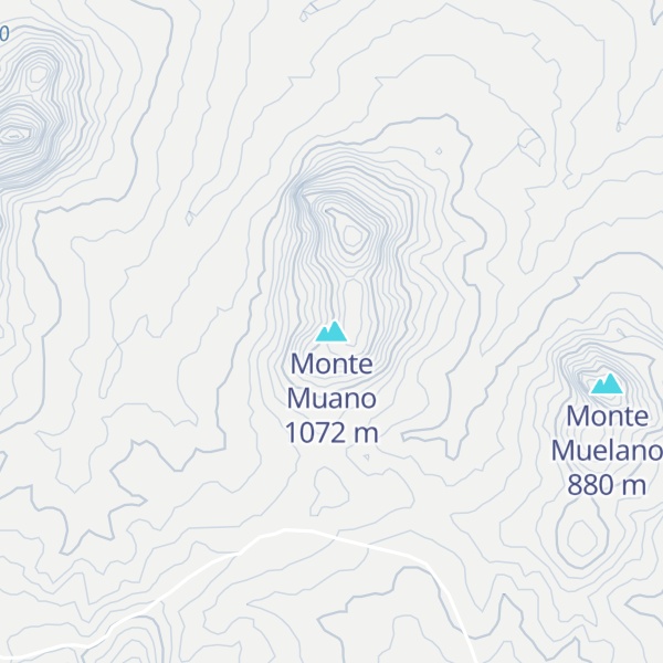 Map of Monte Muano