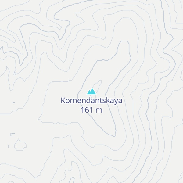 Map of Komendantskaya