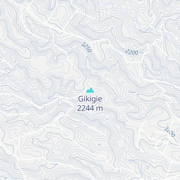 Map of Gikigie