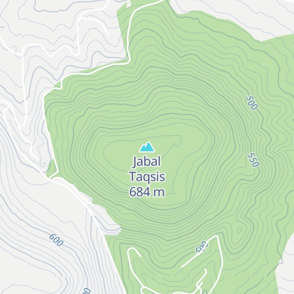 Map of Jabal Taqsis