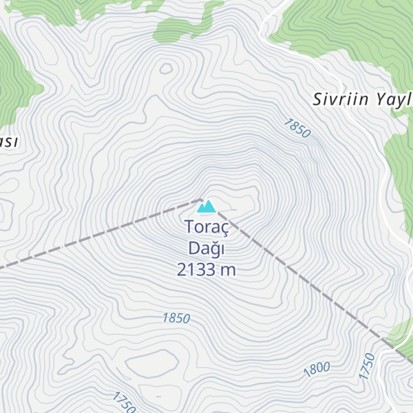 Map of Toraç Dağı