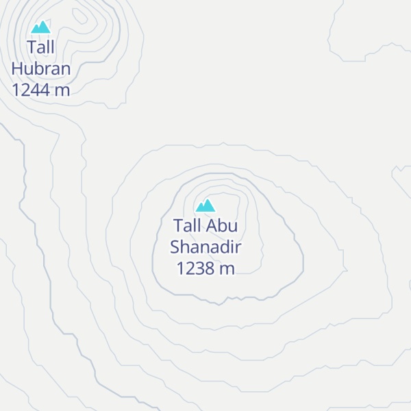 Map of Tall Abu Shanadir