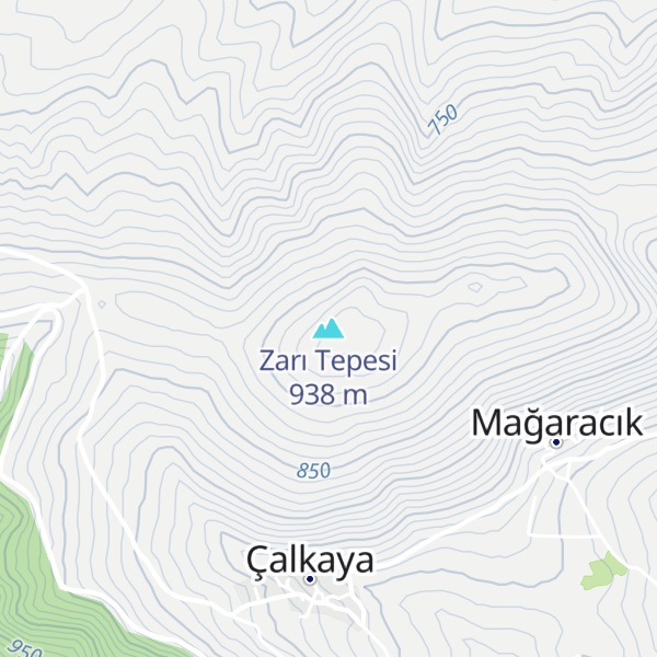Map of Zarı Tepesi