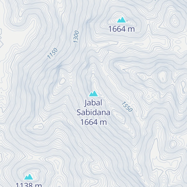 Map of Jabal Sabidana
