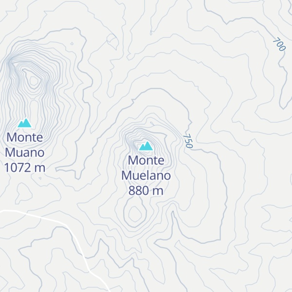 Map of Monte Muelano