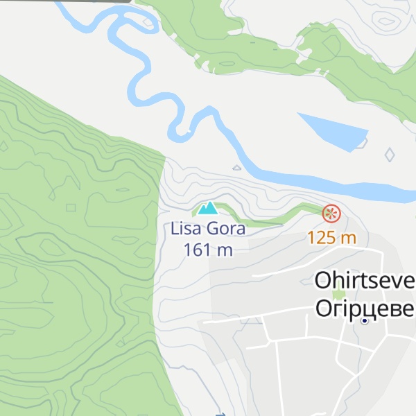 Map of Lisa Gora
