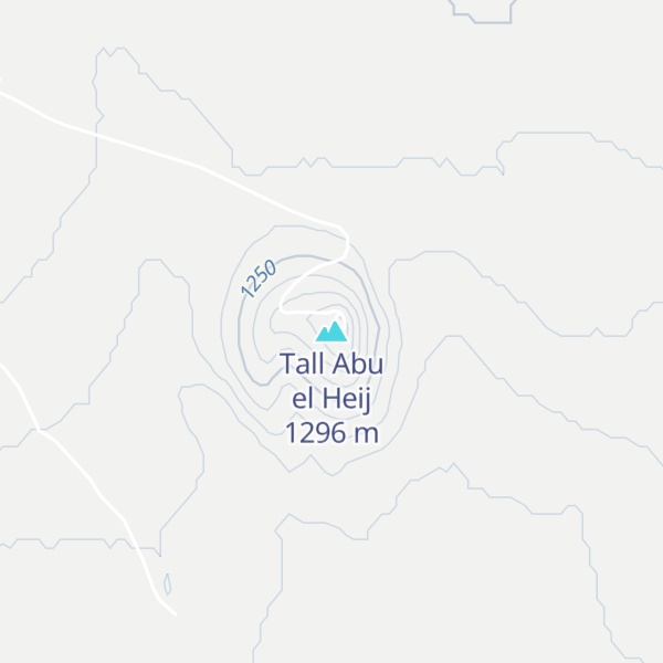 Map of Tall Abu el Heij