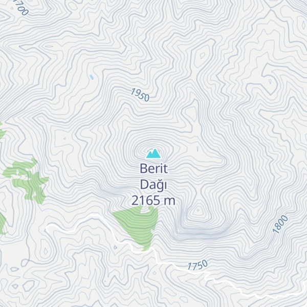 Map of Berit Dağı