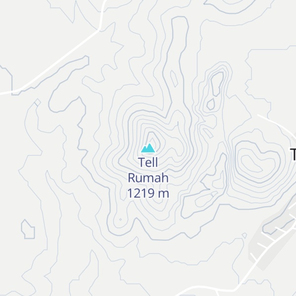 Map of Tell Rumah