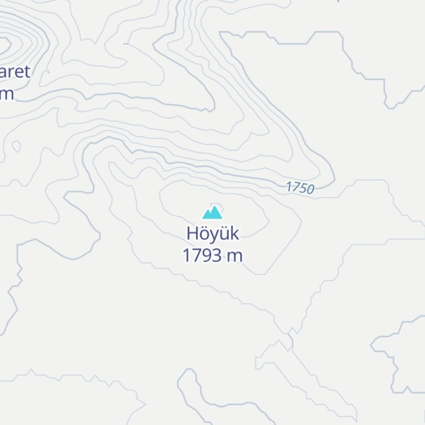 Map of Höyük