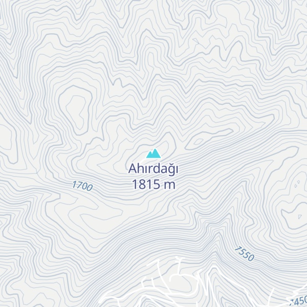 Map of Ahırdağı