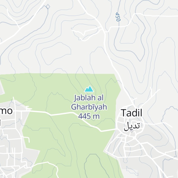 Map of Jablah al Gharbīyah