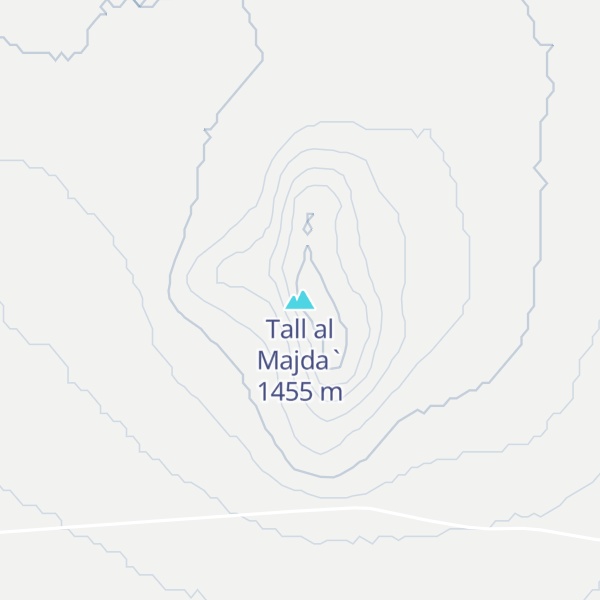 Map of Tall al Majda`