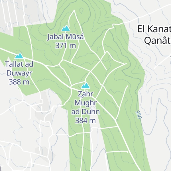 Map of Z̧ahr Mughr ad Duhn