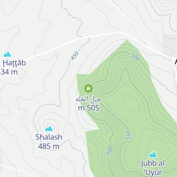 Map of جبل الخله