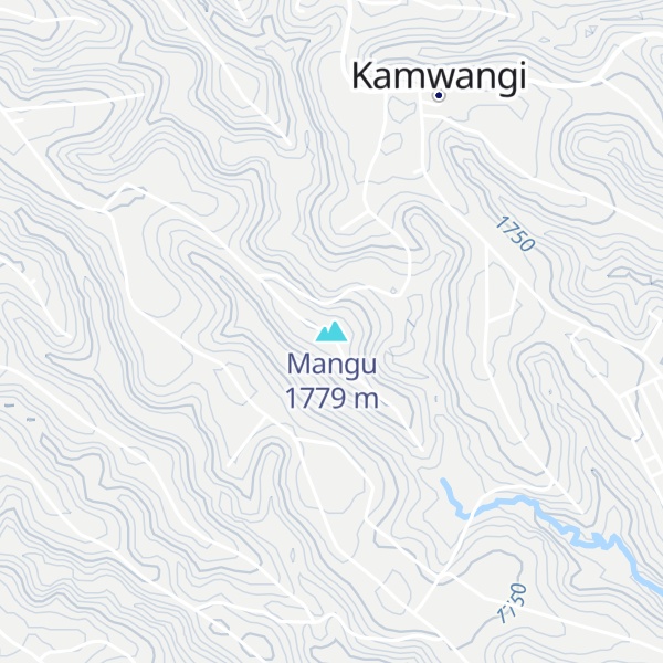 Map of Mangu