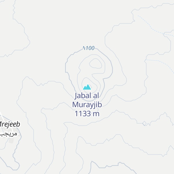Map of Jabal al Murayjib