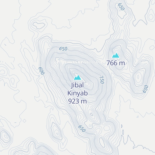 Map of Jibal Kinyab