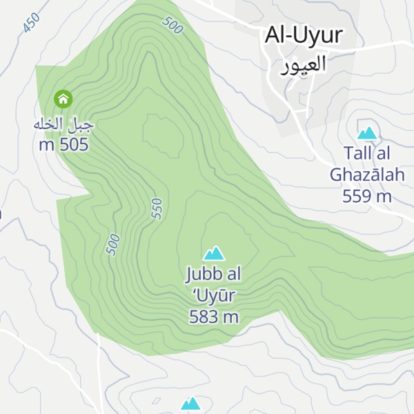 Map of جبل الخلة