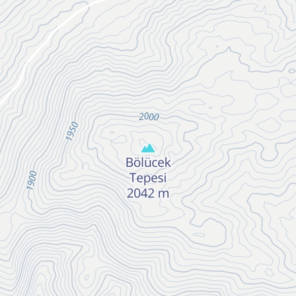 Map of Bölücek Tepesi