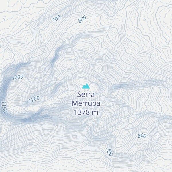 Map of Serra Merrupa