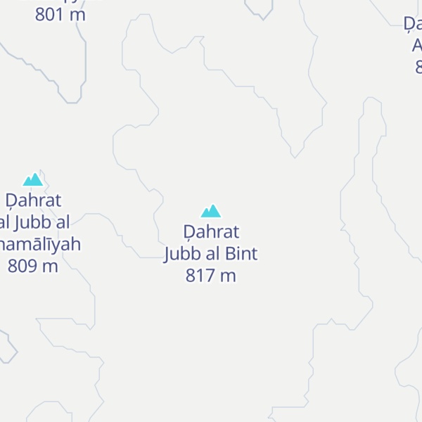 Map of Ḑahrat Jubb al Bint