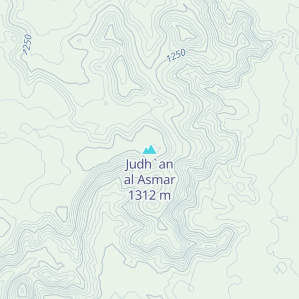Map of Judh`an al Asmar