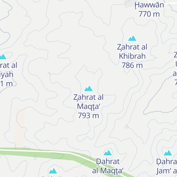 Map of Z̧ahrat al Maqţa‘