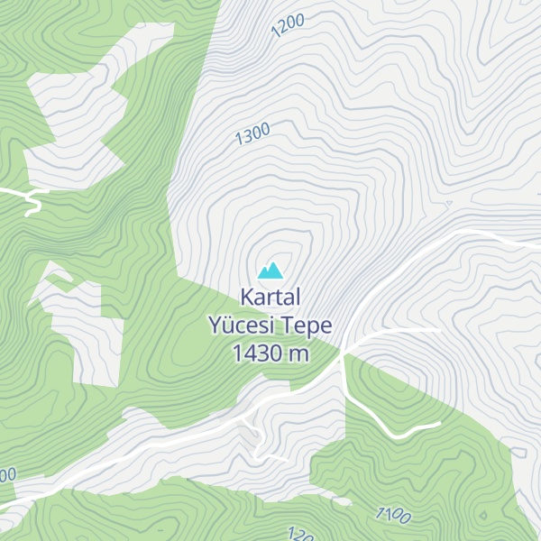 Map of Kartal Yücesi Tepe