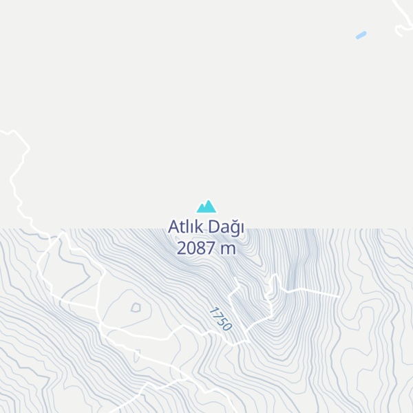 Map of Atlık Dağı