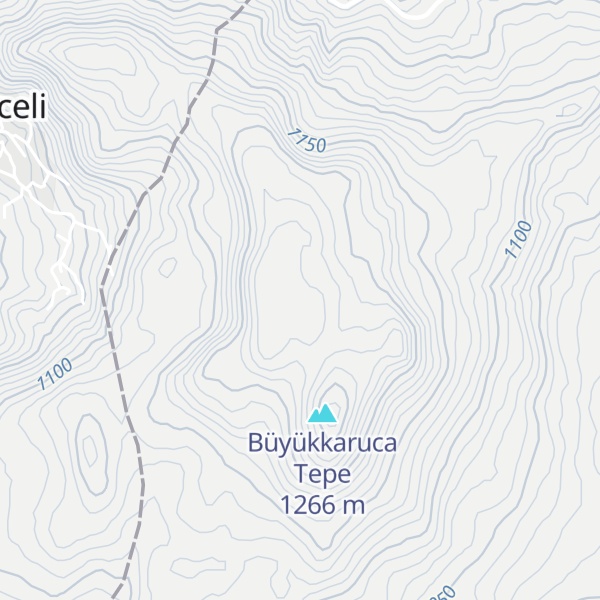 Map of Kartal Dağı