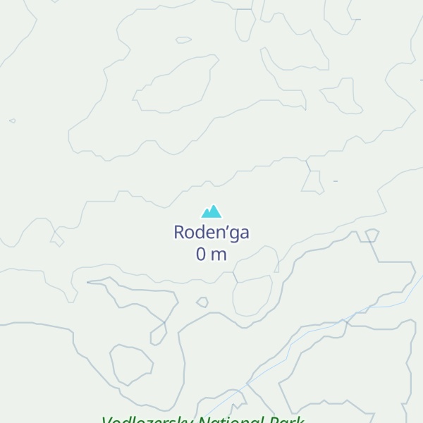 Map of Roden’ga