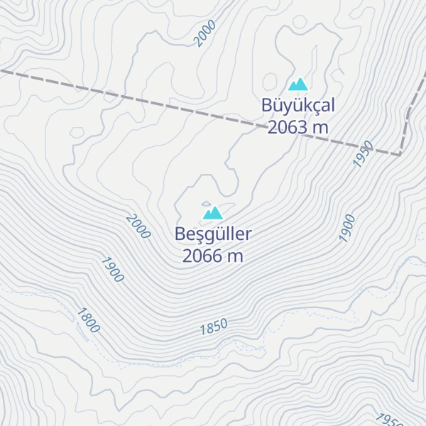 Map of Beşgüller