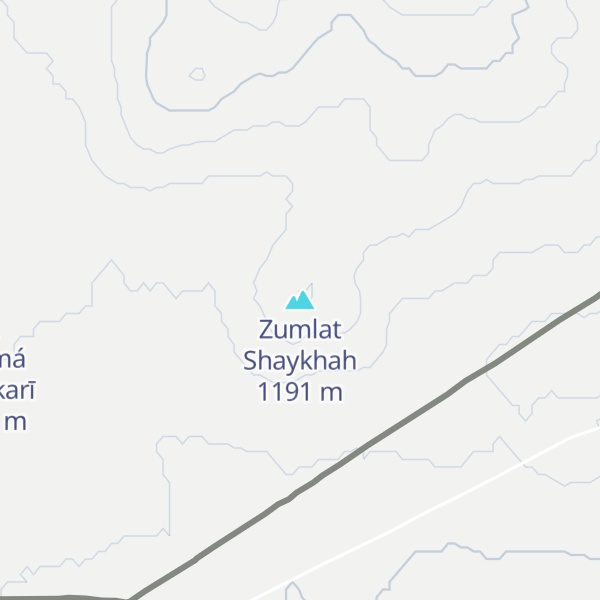 Map of Zumlat Shaykhah