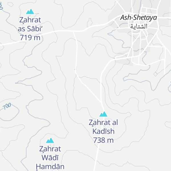 Map of Z̧ahrat as Sībā