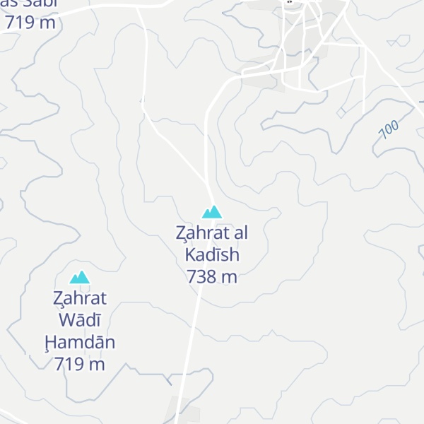 Map of Z̧ahrat al Kadīsh