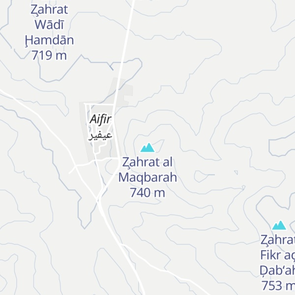 Map of Z̧ahrat al Maqbarah