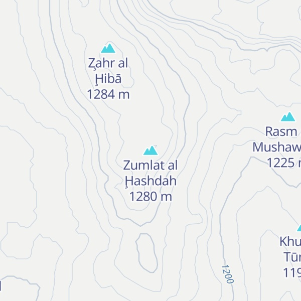 Map of Zumlat al Ḩashdah