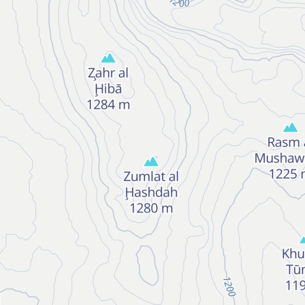 Map of Ḩibā ‘Awaḑ