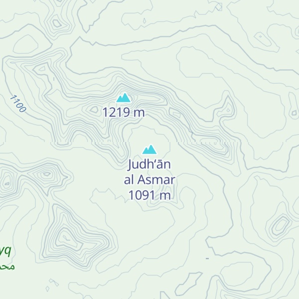 Map of Judh‘ān al Asmar