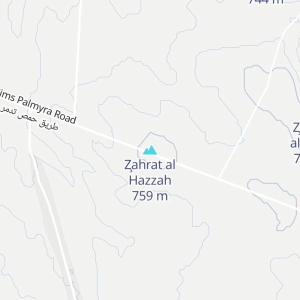 Map of Z̧ahrat al Hazzah