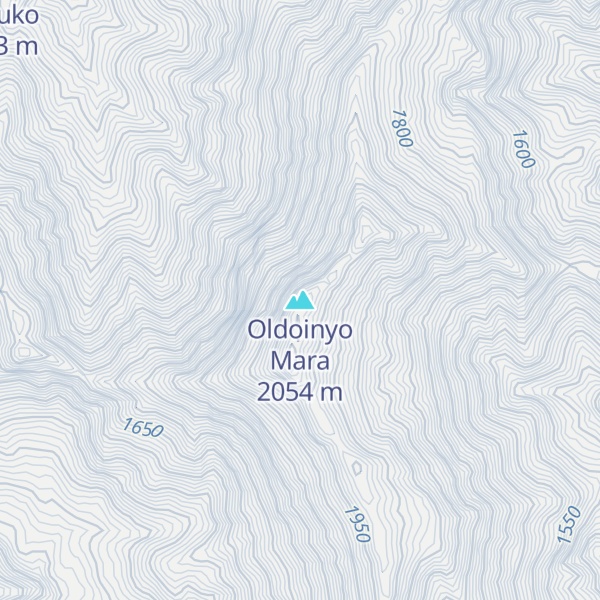Map of Oldoinyo Mara