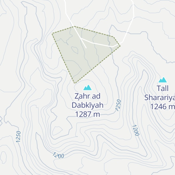 Map of Z̧ahr ad Dabkīyah