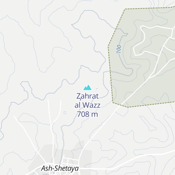 Map of Z̧ahrat al Wazz
