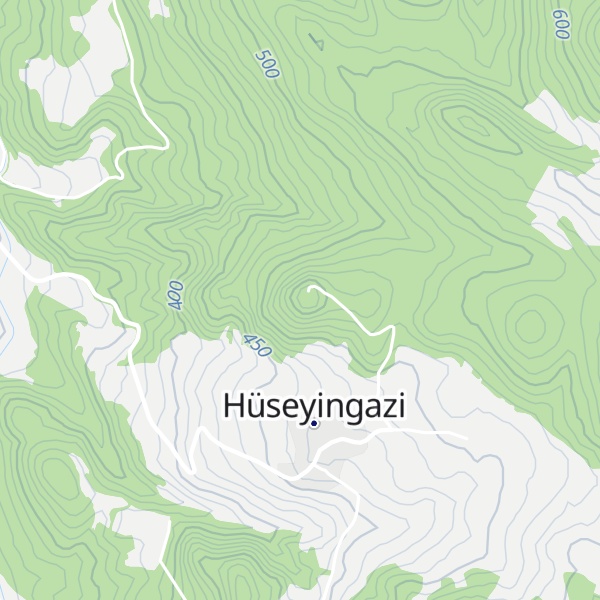 Map of Hüseyin Gazi Tepesi