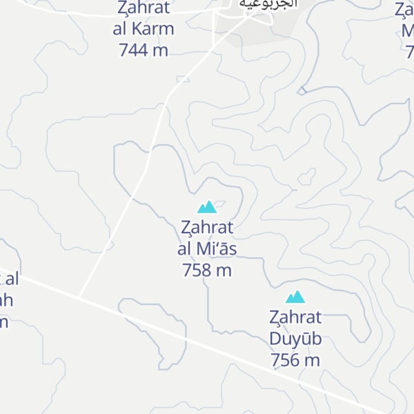 Map of Z̧ahrat al Mi‘ās