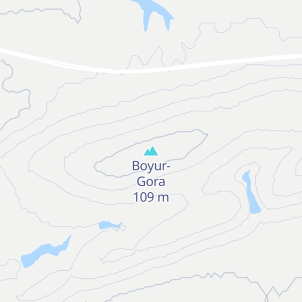 Map of Boyur-Gora